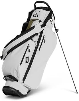 JONES スタンドバッグ ホワイト/バーガンディ ジョーンズ JONES Trouper Stand Bag SNOW キャディバッグ